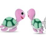 Smiling Turtle Children's Earrings