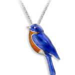 Bluebird Necklace. Sterling Silver