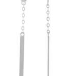 14k White Dangle Fashion Earrings