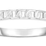 14k White Gold Knot Ring