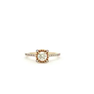 14k Yellow Diamond Engagement Ring