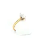 14k yellow gold solitaire marquise diamond engagement ring