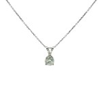 14k White Gold Diamond Necklace (0.96 carat)