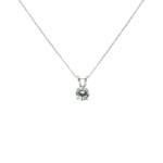 14k White Gold Diamond Necklace (0.42 carat)