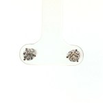 14k White Gold Diamond Stud Earrings (0.77ctw)