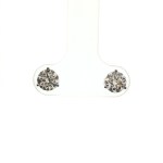 14k White Gold Diamond Stud Earrings (1.20ctw)