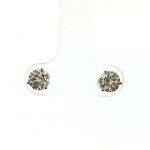 14k White Gold Diamond Stud Earrings (1.02ctw)