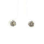 14k White Gold Diamond Stud Earrings (1.23ctw)