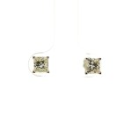 14k White Gold Diamond Stud Earrings (1.14ctw)