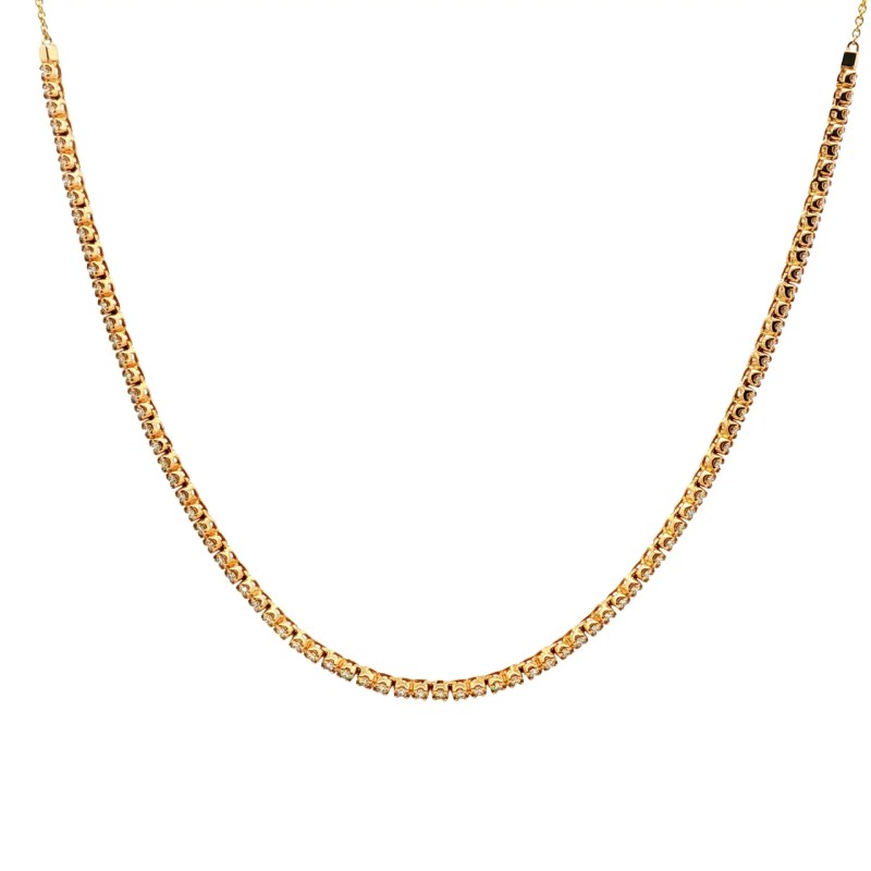85=2.19 carat tennis necklace