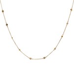 14k Yellow Gold Diamond Necklace (.70 carat)
