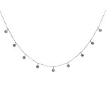 14k White Gold Diamond Necklace (1.02 carat)