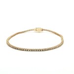 14k Yellow Gold Tennis Bracelet (1 carat)