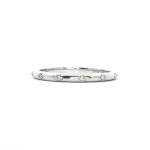 14k white gold eternity wedding band