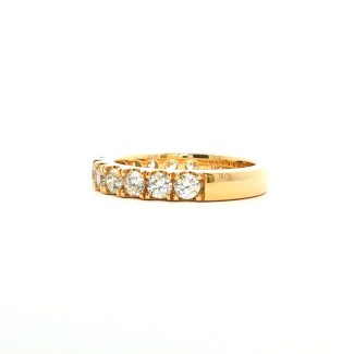 14k yellow gold diamond anniversary wedding band