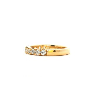 14k yellow gold full anniversary wedding band