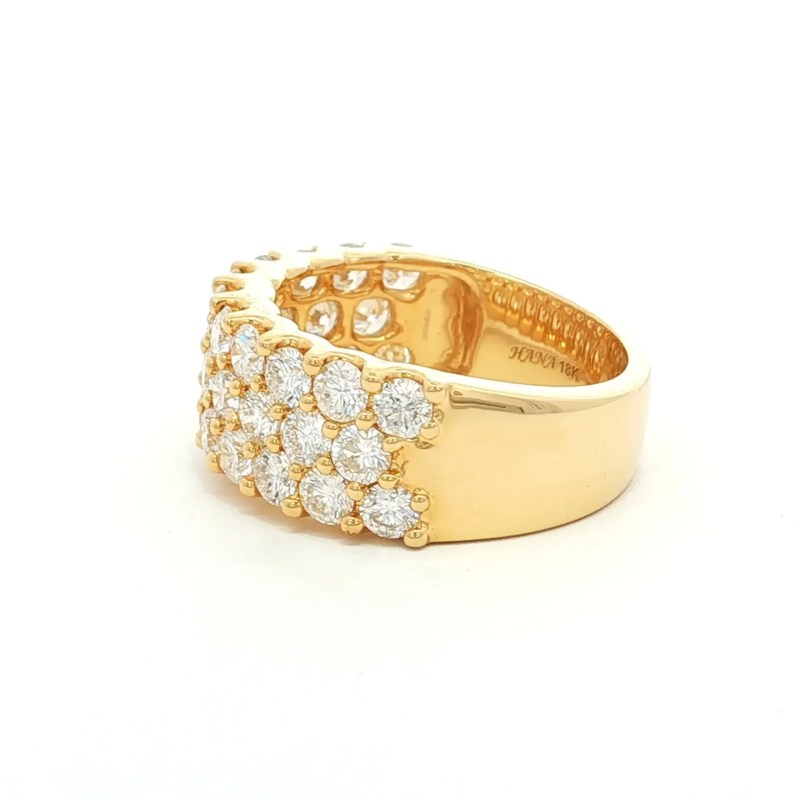 18k Yellow Gold Diamond Full Anniversary Ring