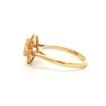 14k Yellow Gold Antique Diamond Fashion Ring