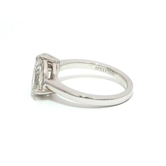 Platinum Two-Stone Fashion Ring