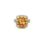 18k White Gold Diamond Fashion Ring
