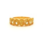 18k Yellow Gold Diamond Fashion Ring
