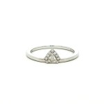14k White Gold Diamond Fashion Ring