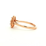 14k Rose Gold Antique Semi-Mount Diamond Fashion Ring