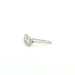14k White Gold Diamond Stud Earrings