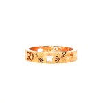 rose gold Gucci fashion ring