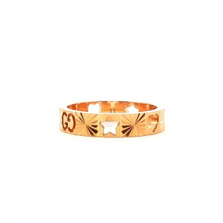 rose gold Gucci fashion ring