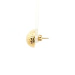 14k Yellow Gold Estate Hollow Stud Earrings