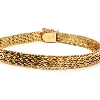 14k Gold Estate Fancy Bracelet