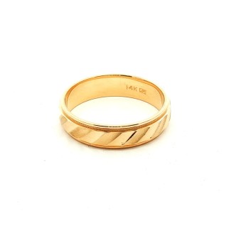 14k Yellow Gold Estate Band