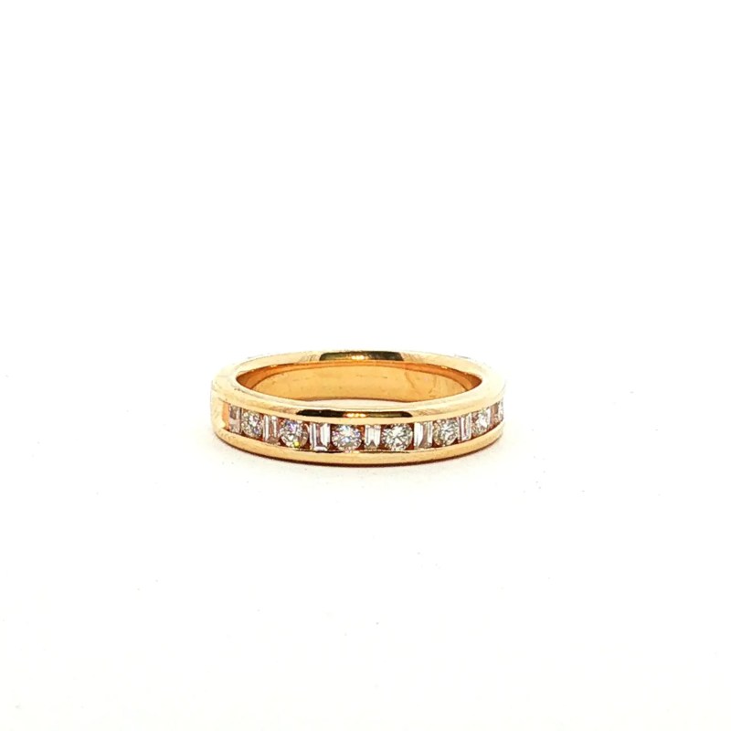 14k Yellow Gold Estate Diamond Ring