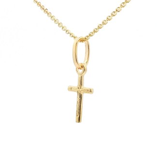 14k Yellow Gold Crucifix