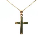 14k Yellow Gold Cross