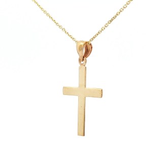 14k Yellow Gold Cross