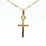 14k Yellow Gold Cross
