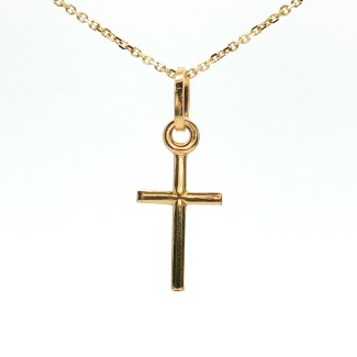 14k Yellow Gold Cross