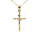 14k Yellow Gold Crucifix