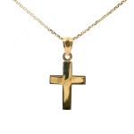 14k Yellow Gold Cross