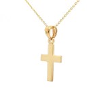 14k Yellow Gold Cross