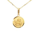14k Yellow Gold Angel Charm