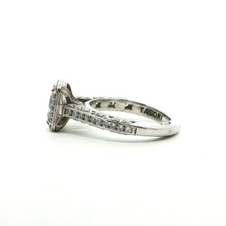 Designer Estate 18k White Gold Tacori Ring