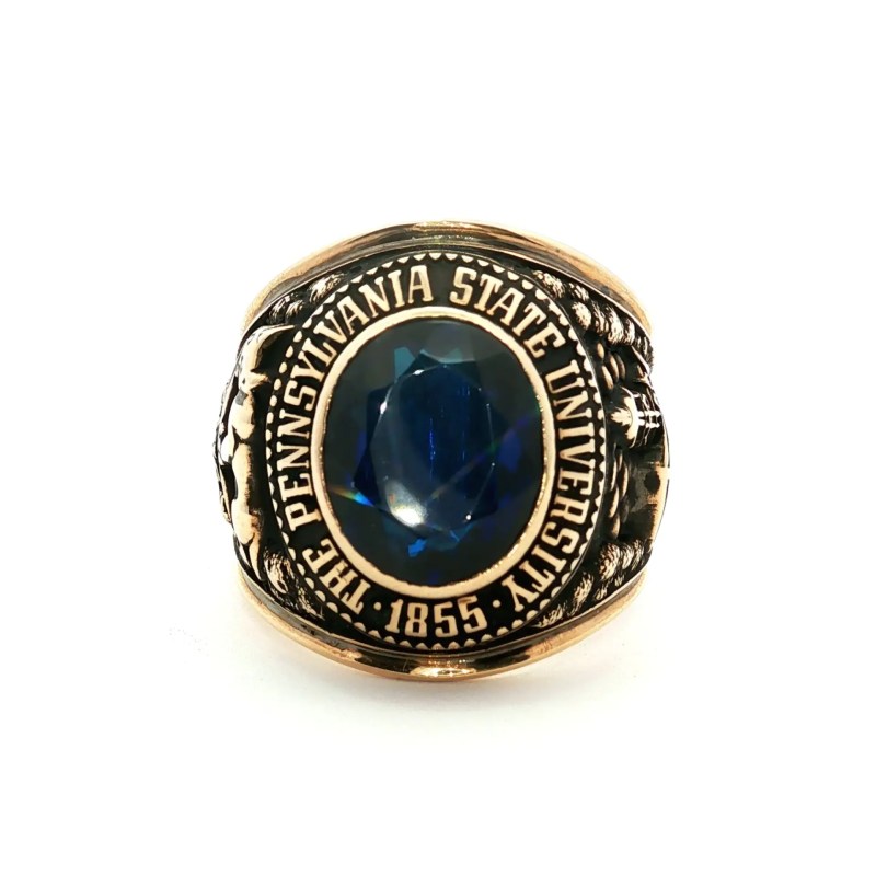 Estate 10k Gold Penn State Class Ring 1969