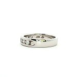 Estate 14k White Gold Diamond Channel-Set Ring