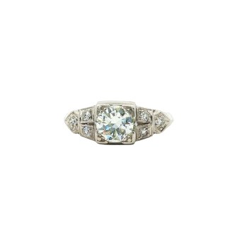 Estate Platinum Diamond Ring
