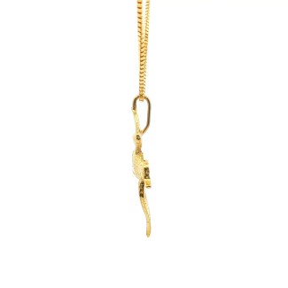 Estate 14k Yellow Gold Bird Charm