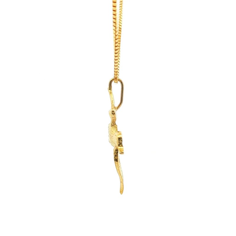 Estate 14k Yellow Gold Bird Charm