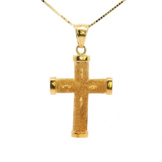 Estate 14k Yellow Gold Cross
